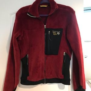 Red and black Mountain Hardware jacket